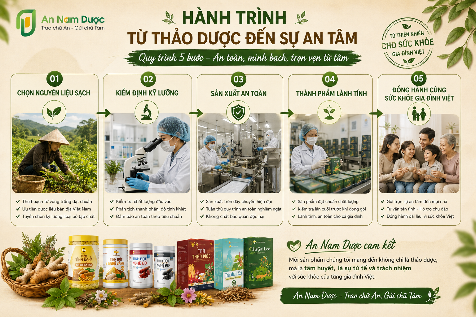 Hành trình từ thảo dược đến sự an tâm