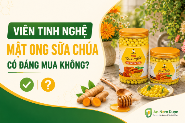 Review Viên Tinh Nghệ Mật Ong Sữa Chúa: Có Đáng Mua Không?